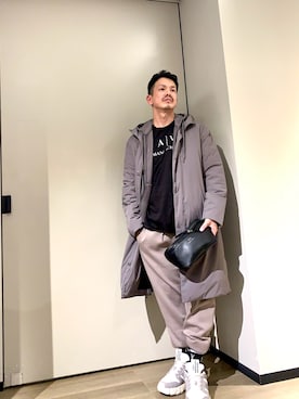 「アイテム（バッグ）」を使った、TOI-Tさん（メンズ・170cm）の冬コーディネート