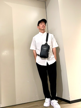 「アイテム（チノパンツ）」を使った、TOI-Tさん（メンズ・170cm）の夏コーディネート