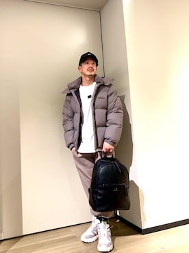 「アイテム（帽子）」を使った、TOI-Tさん（メンズ・170cm）の冬コーディネート