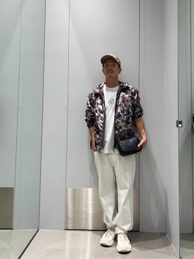 「アイテム（ナイロンジャケット）」を使った、TOI-Tさん（メンズ・170cm）の夏コーディネート