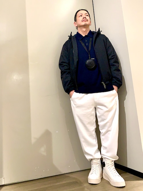 セール】【A|X アルマーニ エクスチェンジ】長袖ニットポロシャツ