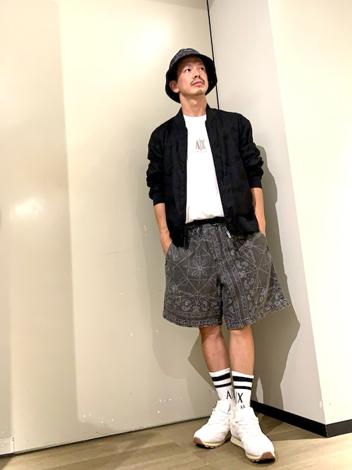 セール】【A|X アルマーニ エクスチェンジ】AXロゴ ミックスマテリアル