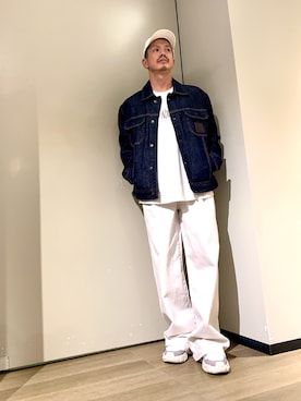 「ARMANI EXCHANGE（アルマーニエクスチェンジ）のアイテム」を使った、TOI-Tさん（メンズ・170cm）の秋コーディネート