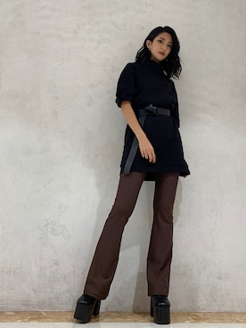 永田悠莉さん（レディース・160cm）の秋コーディネート