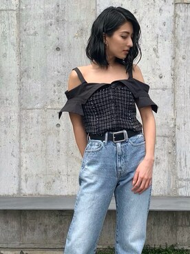 永田悠莉さん（レディース・160cm）の春コーディネート