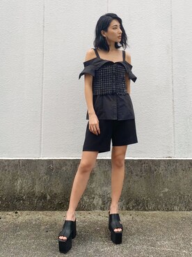 永田悠莉さん（レディース・160cm）の春コーディネート