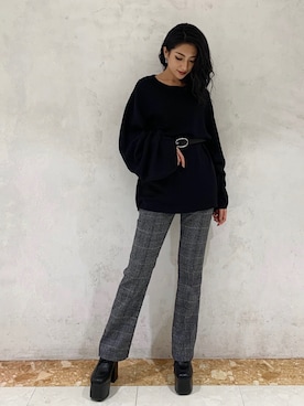 永田悠莉さん（レディース・160cm）の秋コーディネート