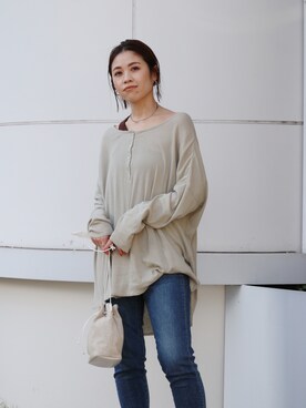 入船千里さん(レディース・160cm)の春コーディネート