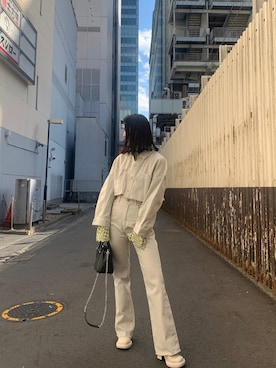 「#ジャケット」｜小池李花子さん（レディース・159cm）の冬コーディネート