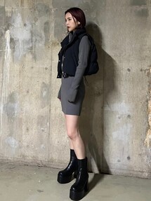 コンパクトショートダウンベスト｜エモダ（EMODA）アウトレット