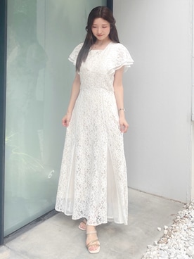 「MERCURYDUO（マーキュリーデュオ）のアイテム（シューズ）」を使った、nayuuさん（レディース・150cm）の夏コーディネート