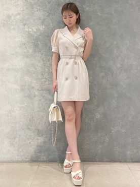 moekaさん（レディース・162cm）の春コーディネート