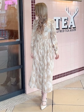 「RESEXXY（リゼクシー）のスタッズピンヒールパンプス（パンプス）」を使った、moekaさん（レディース・162cm）の冬コーディネート