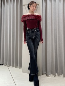 スタイルメイクフレアデニムパンツ｜リゼクシー（RESEXXY）公式通販