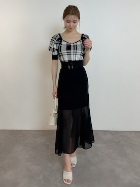 「RESEXXY（リゼクシー）のアイテム（その他シューズ）」を使った、moekaさん（レディース・162cm）の春コーディネート