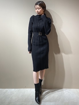 「RESEXXY（リゼクシー）のアイテム（その他シューズ）」を使った、moekaさん（レディース・162cm）の秋コーディネート