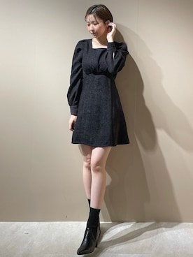 「RESEXXY（リゼクシー）のアイテム（その他シューズ）」を使った、moekaさん（レディース・162cm）の秋コーディネート