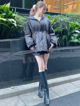 「RESEXXY（リゼクシー）のアイテム（ジャケット/アウター）」を使った、moekaさん（レディース・162cm）の秋コーディネート
