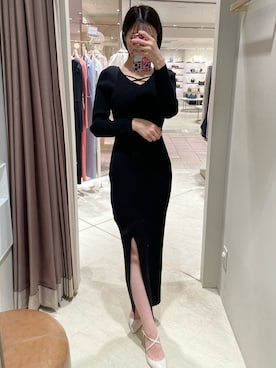 moekaさん（レディース・162cm）の冬コーディネート