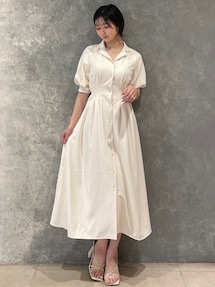 ♡セルフォード♡36♡新品未使用♡バルーンスリーブシャツワンピース♡snidel CELFORD(セルフォード) ワンピース サイズ36 S レディース - ライト