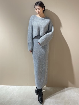 「RESEXXY（リゼクシー）のアイテム（その他シューズ）」を使った、moekaさん（レディース・162cm）の秋コーディネート