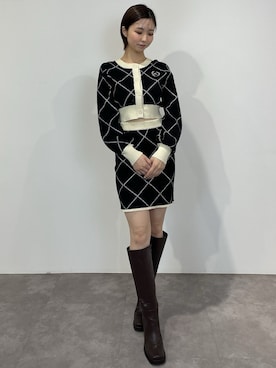 moekaさん（レディース・162cm）の冬コーディネート