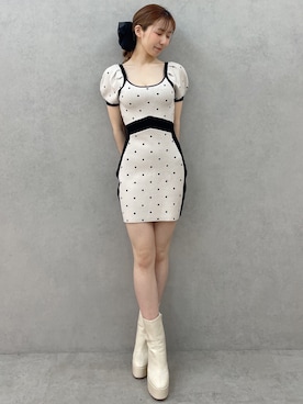 moekaさん（レディース・162cm）の春コーディネート