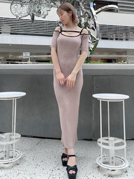 moekaさん（レディース・162cm）の春コーディネート