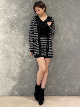 「RESEXXY（リゼクシー）のアイテム（その他パンツ）」を使った、moekaさん（レディース・162cm）の秋コーディネート