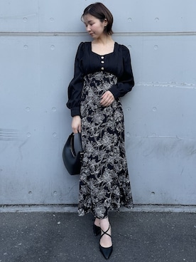 moekaさん（レディース・162cm）の冬コーディネート