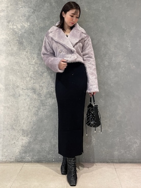 「RESEXXY（リゼクシー）のアイテム（ジャケット/アウター）」を使った、moekaさん（レディース・162cm）の秋コーディネート