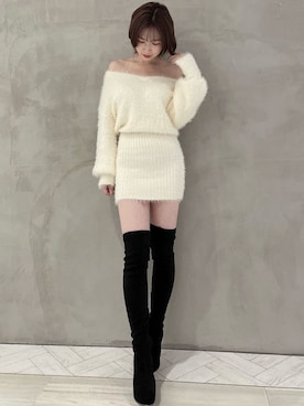 「RESEXXY（リゼクシー）のアイテム（ベルト）」を使った、moekaさん（レディース・162cm）の秋コーディネート