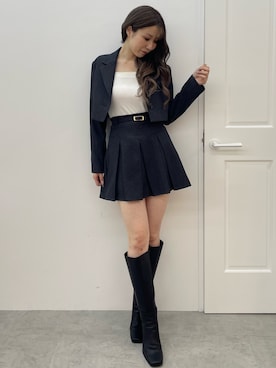 「RESEXXY（リゼクシー）のアイテム（Tシャツ/カットソー）」を使った、moekaさん（レディース・162cm）の夏コーディネート