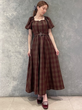 「アイテム（シュシュ）」を使った、moekaさん（レディース・162cm）の夏コーディネート