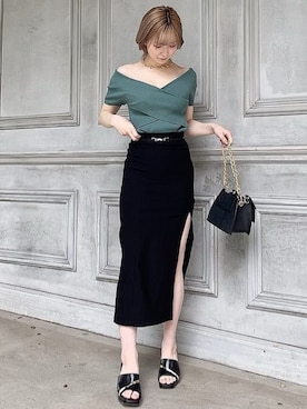 moekaさん（レディース・162cm）の春コーディネート