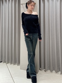 スタイルメイクフレアデニムパンツ｜リゼクシー（RESEXXY）公式通販