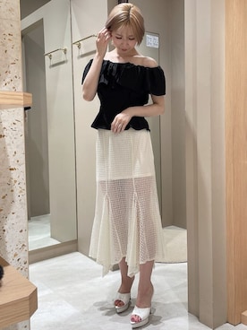 moekaさん（レディース・162cm）の夏コーディネート