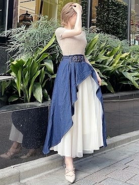 moekaさん（レディース・162cm）の春コーディネート