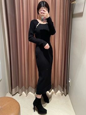 moekaさん（レディース・162cm）の冬コーディネート