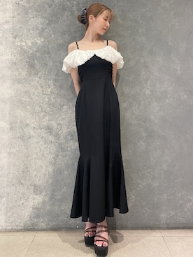 「アイテム（シュシュ）」を使った、moekaさん（レディース・162cm）の夏コーディネート