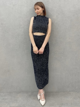 「RESEXXY（リゼクシー）のアイテム（その他シューズ）」を使った、moekaさん（レディース・162cm）の夏コーディネート