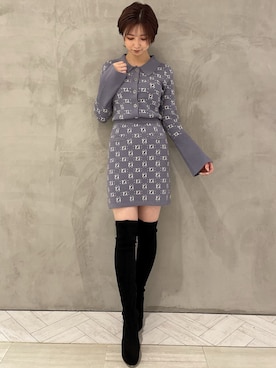 moekaさん（レディース・162cm）の冬コーディネート