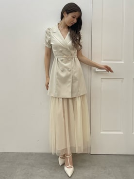 「RESEXXY（リゼクシー）のアイテム（その他シューズ）」を使った、moekaさん（レディース・162cm）の夏コーディネート