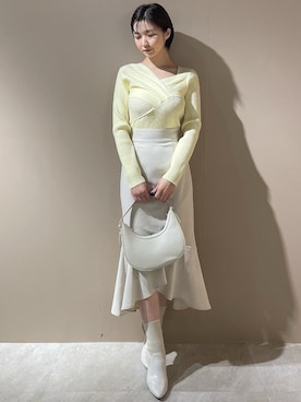 「RESEXXY（リゼクシー）のアイテム（その他シューズ）」を使った、moekaさん（レディース・162cm）の冬コーディネート