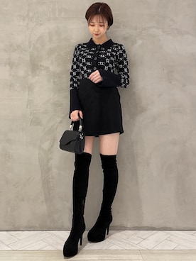 moekaさん（レディース・162cm）の冬コーディネート