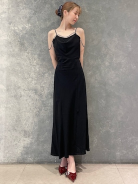 「アイテム（シュシュ）」を使った、moekaさん（レディース・162cm）の夏コーディネート