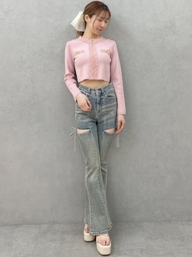 moekaさん（レディース・162cm）の春コーディネート