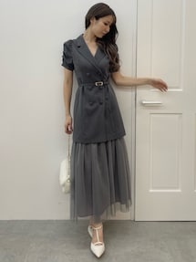⭐️Y⭐️パンプス CHUNKY HEEL STUDS SANDALS/チャンキーヒールスタッズサンダル