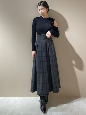 「RESEXXY（リゼクシー）のアイテム（その他シューズ）」を使った、moekaさん（レディース・162cm）の秋コーディネート