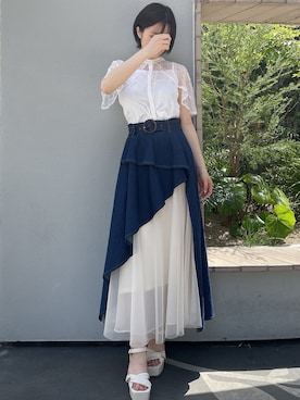 moekaさん（レディース・162cm）の春コーディネート